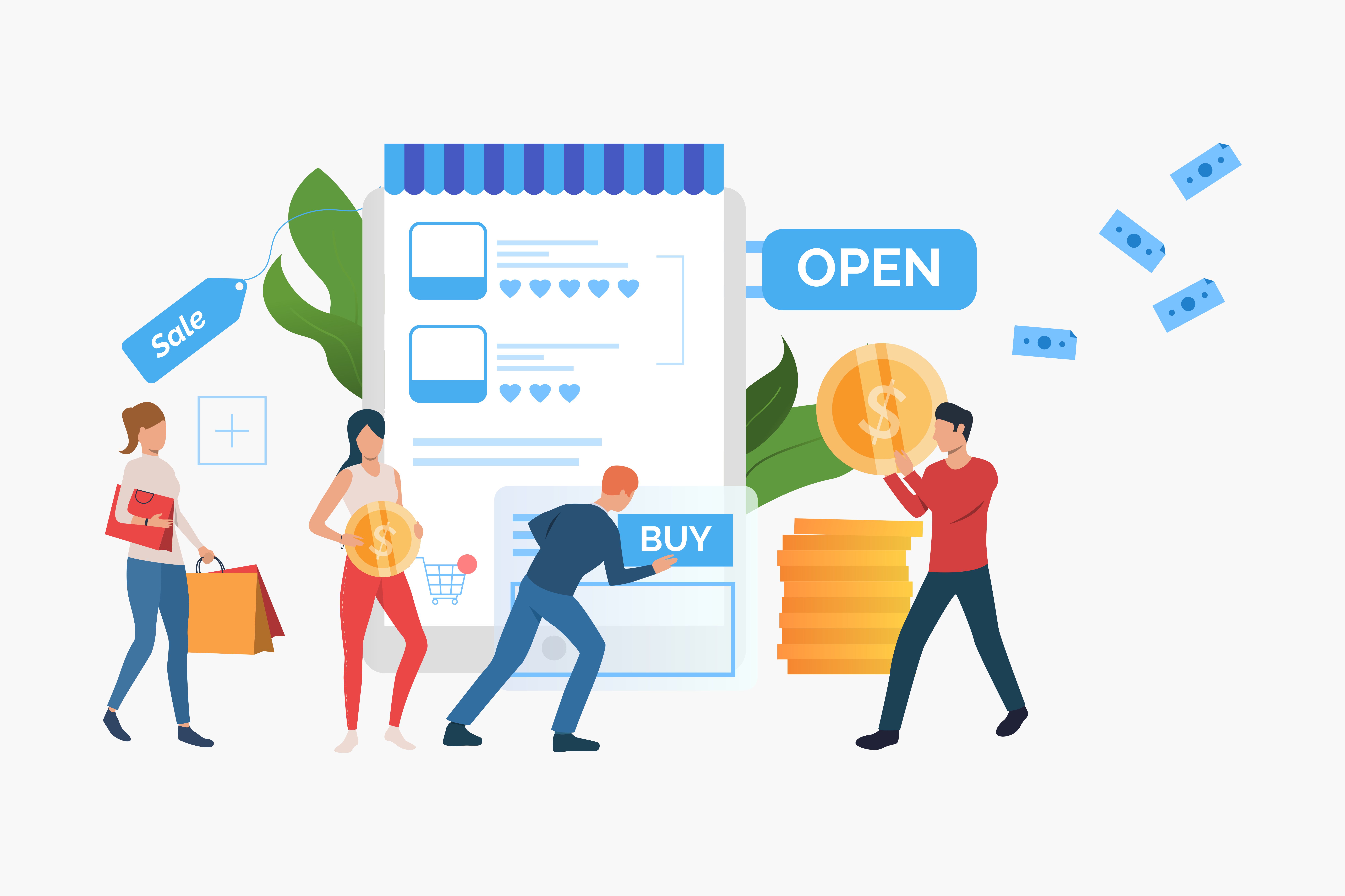 Amazon and Walmart logos