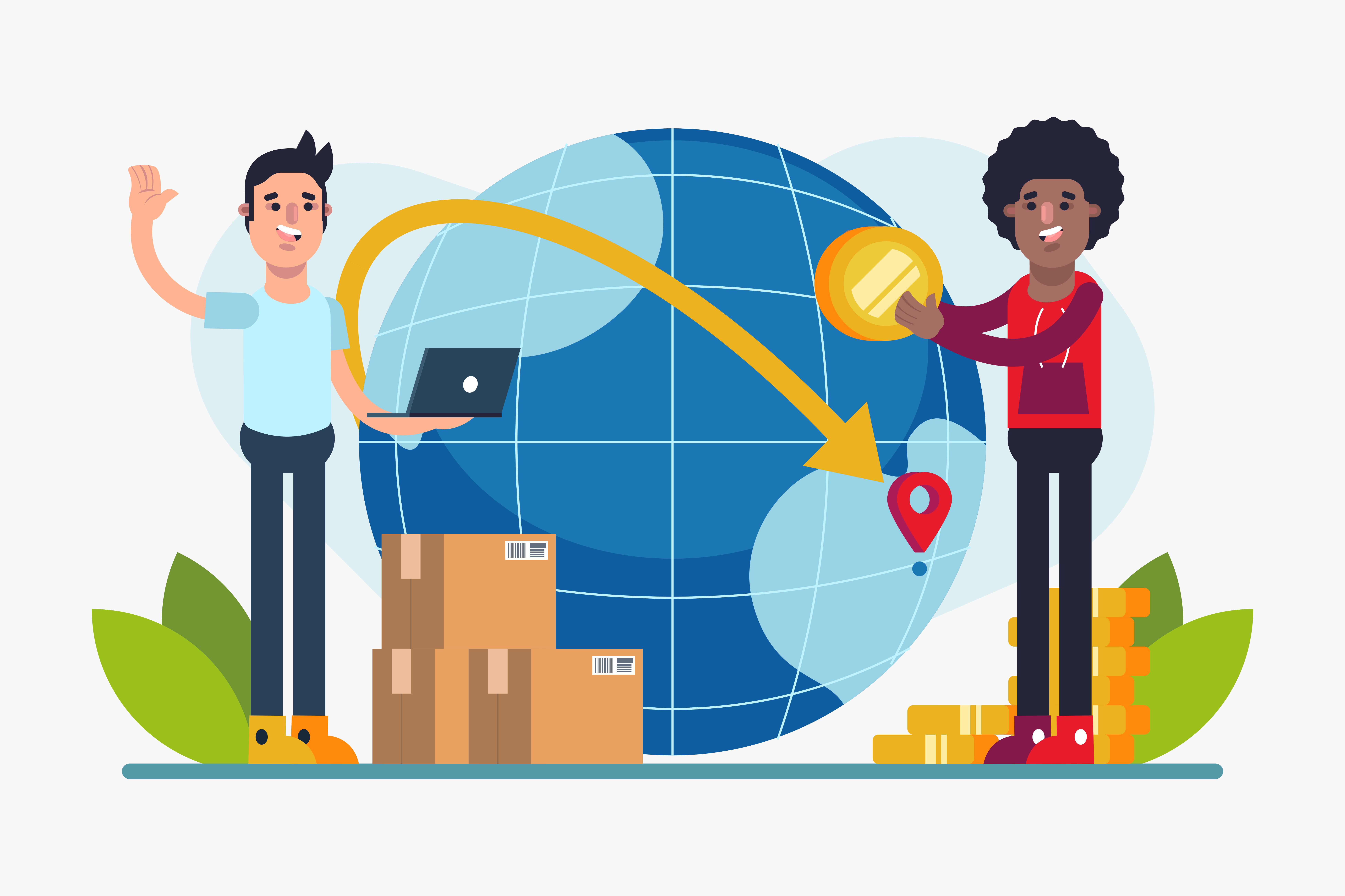 E-commerce growth visualization